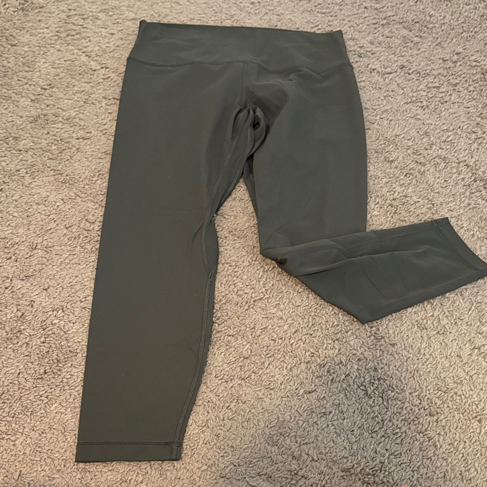 Lululemon Gray Align High Rise Leggings 25”